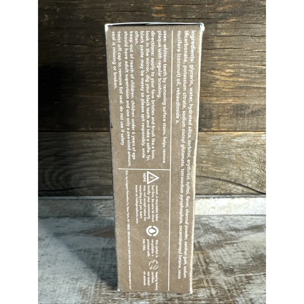 hello Activated Charcoal Whitening Toothpaste Exp 02/2027‎